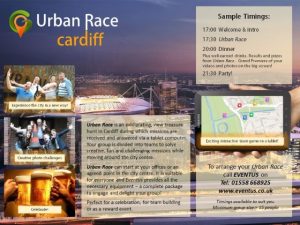 Urban Race Cardiff for team building and celebrations