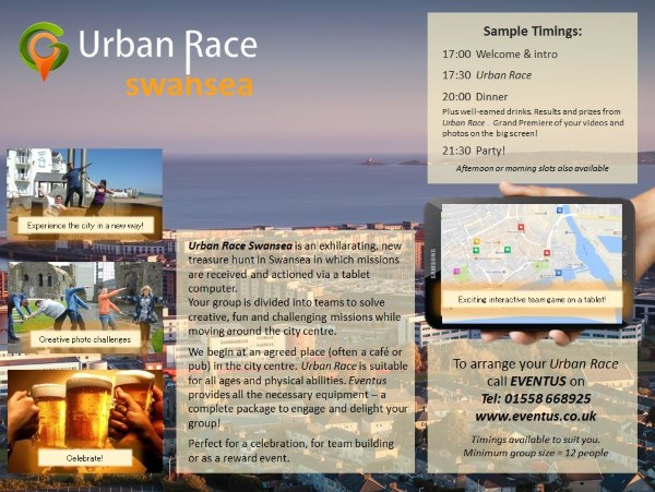 image of downloadable document describing urban race swansea